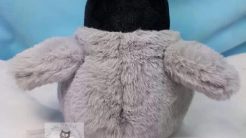 Pinguin Flaupi von hinten